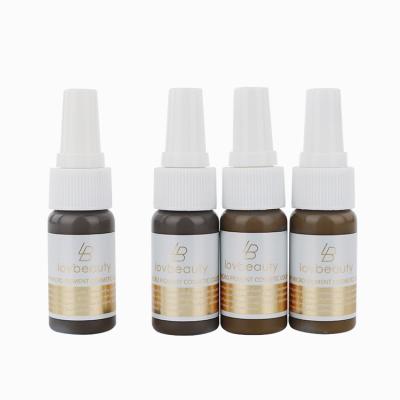 China Best 15ml Private Label Micropigmentation 35 G/Piece Microblading Manual Eyebrow Tattoo Ink Semi Permanent Makeup Pigment for sale