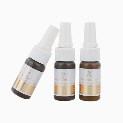 China 35G/Piece OEM Manufacturer Resin Color Brow PMU Permanent Makeup Pigment Microblading Dye Liquid Cosmetic Tattoo Ink for sale