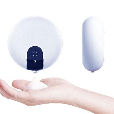 China Foam Wall Mounted Plastic Automatic Liquid Soap Machine Dispenser 500ml Sanitizer Touchless Automatic Foam Dispenser for sale