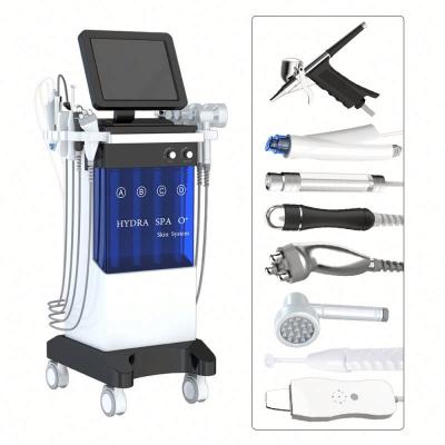 China Exfoliators stretching machine 2020 8 in 1 aquafacial diamond peel microdermabrasion machine/crystal microdermabrasion machine for sale