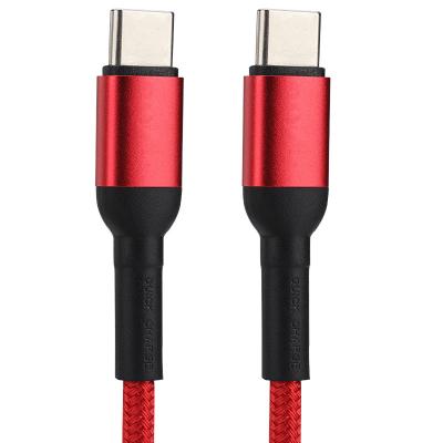 China 5V 3A USB A/M To 5V 3A USB Cable Charger Nylon Braided Type-C Type-C L=1.0M for sale