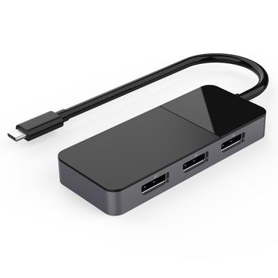 China Factory Price LAPTOP USB-C to DP Adapter USB Hub 3 Ports CE FCC RoHS REACH Gaming Advertising Working Docking Station for sale