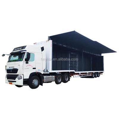 China China Structure Semi Trailer40ft or 20ft Skeleton&s Truck Trailer Tri Axel Flat Deck Frame Semitrailer 3 Axle Cheap Platform Container Flatbed for sale