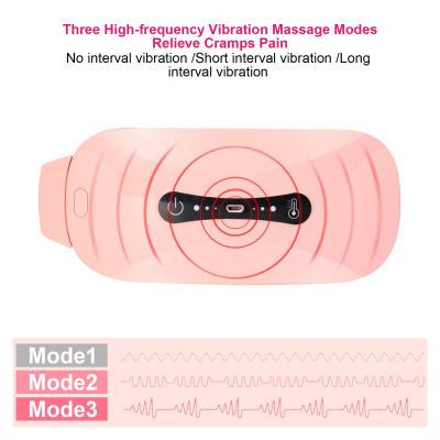 China Vibration+Heating+Portable Hold Belt Therapy Pain Relief Electric Palace Heating Hot Belt For Women Gift Choice for sale