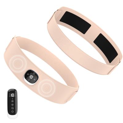 China Waist Vibration Body EMS Compress Abdominal Hot Belt Massager Menstral Period Pain Relief With Heating for sale