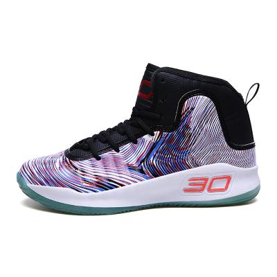 China Lightweight Reliable Factory Supply Direct Sneaker Mens High Top Basketball Shoes for sale