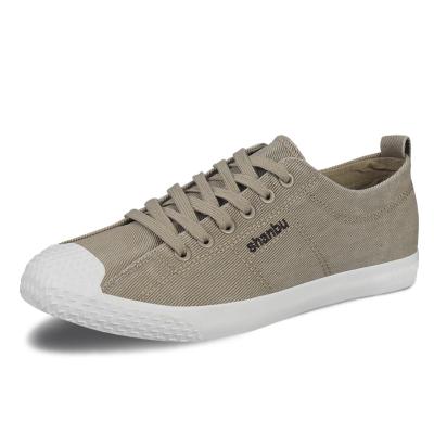 China Wholesale Comfort Breathable Low Top Vulcanized Sneakers Plain Black White Flat Bulk White Canvas Shoes for sale