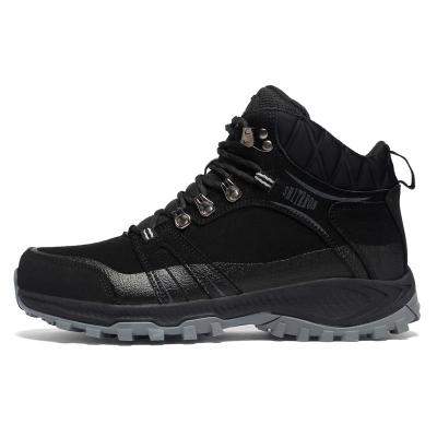 China Wear Resistant Hiking Shoes Men's Outdoor Boots Waterproof Winter High Top Rise Shoes for sale