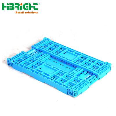 China Foldabe High Quality Collapsible Plastic Crates For Fruits And Vegetables for sale