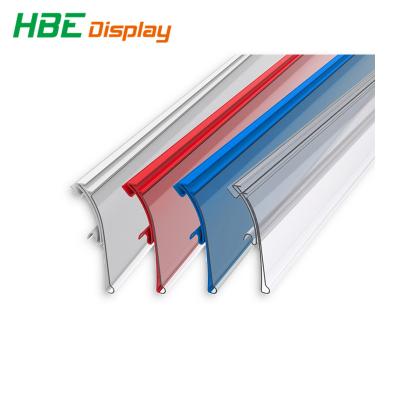 China Available Custom Color Customized Grocery Store PVC Price Customized Plastic Rack For Supermarket Shelves for sale