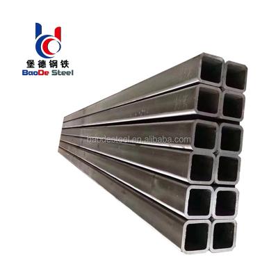 China Structural pipe in stock! Hot Sale ASTM A500 GR.B ERW Square Steel Pipe SHS Square Hollow Section Steel Pipe 75*75*6mm for sale