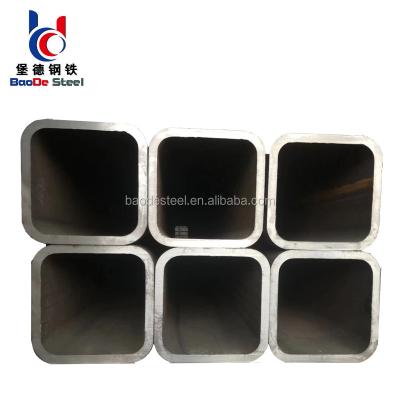 China Hollow Structure Pipe ASTM A53 MS Welded Square Pipes Section Pipes Price List for sale