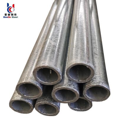 China Structure Pipe 19mm 32mm ERW 4mm Thick Wall Carbon Steel Water Pipe Scaffolding Hot Dipped Galvanized Pipe for sale