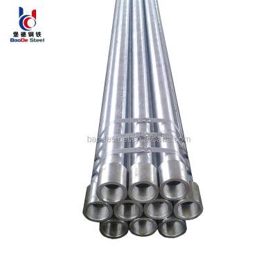 China Electrical Rigid Steel Conduit 5 Inch Galvanized Electrical Rigid Steel Conduit ERSC Steel Pipe Per ANSI C80.1-2005 for sale