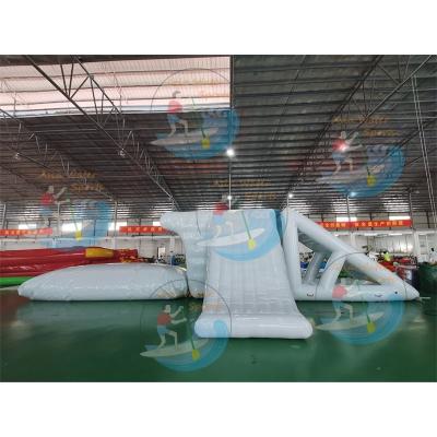 China Environmental Friendly Water Park Giant Floating Toys , Inflatable Water Jumping Ride Toys for sale