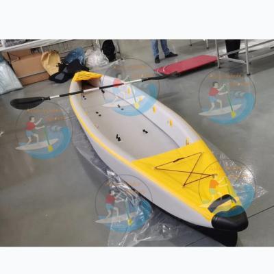 China Drop point tandem kayak inflatable kayak, 2 person rowing boat inflatable kayak, inflatable fishing boat for sale