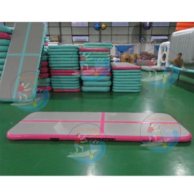 China Physical health ; Yoga exercises; Schools Factory Gym Equipment Home Fitness Gymnastics Floor Mat Rolling Inflatable Air Track 4m 5m 6m 8m 10m 12m 15m Sports AirTrack for sale