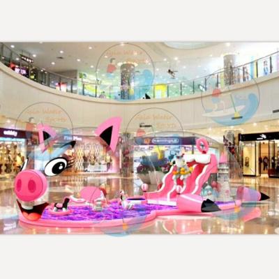 China Crystal Palace Children's Playground Bubble House Whale Island Million Ocean Ball Inflatable Transparent Giant Swimming Pool Children for sale