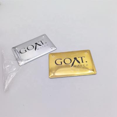 China 3d silver metal fabrication custom logo sticker waterproof perfume metal stickers for sale