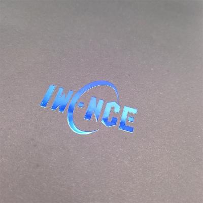 China Waterproof nickel mark sticker for private label nameplate electroforming 3d metal label for sale