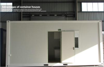 China Expandable 20ft Container House / Mobile Modular Homes with 0.5mm Color Steel Wall for sale