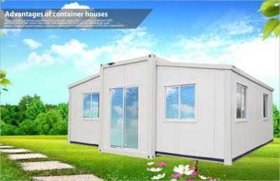 China White Portable Foldable Container Homes for Villa , Houses Made From Shipping Containers for sale