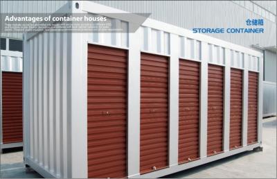 China White Prefab Modified Shipping Container House for Household Cargo Storage for sale