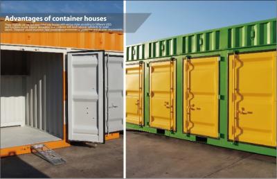 China 20' Modular Shipping Container House / Prefabricated Homes with color steel frame for sale