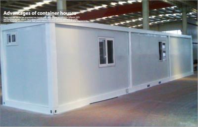 China PU Sandwich Panel Prefab 40ft Container Warehouse / Mobile Garden or Guard Room for sale