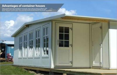 China Beautiful Light steel Structure House / Portable Modular Homes for sea beach house for sale