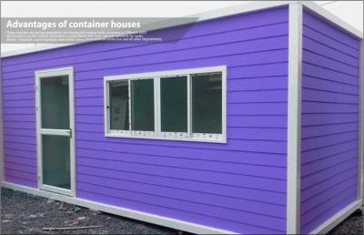 China Luxury EPS Sandwich Panel Prefab Container House Kits , Tiny Custom Modular Office for sale