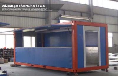 China Customized Economical Combined shipping container shops / storage store for coffe bar for sale