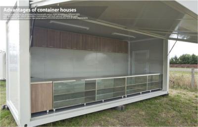 China Multi Plywood Eco Friendly Modular Container House Shop with PVC Floor for sale