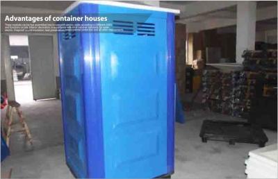 China Shipping mobile plastic toilet , Modular Container portable bathroom for outdoor for sale