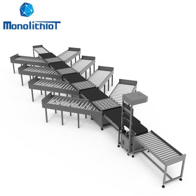 China E-Commerce MonolithIoT Dimension Weighing Scanning Automation DWS Line Sorting System For E-Commerce Logistics for sale