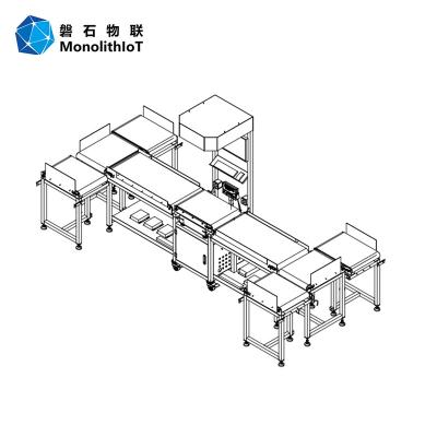 China Package Warehousing High Efficiency Dws Parcel Sorting Weighing Dimensioning Machine Warehouse Barcode Weight Dimension Automation Scanning System for sale