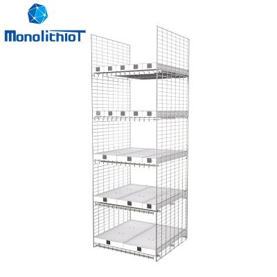 China MonolithIoT IoT Industrial Hospital Warehousing Surgical Consumables Automated Medical Vendor-Controlled Inventory VMI Smart Weighing Shelf for sale