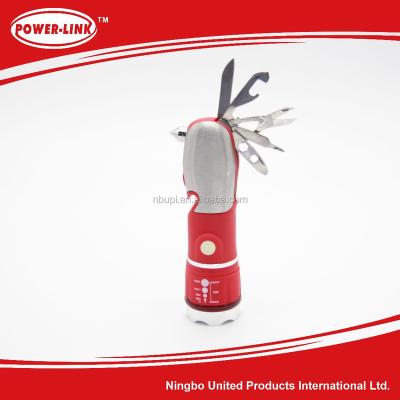 China Multifunctional emergency flashlight with telescopic safety hammer for sale