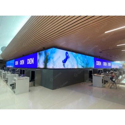 China Indoor P1.9 P2.6 P3.9 Led Display Screen Indoor 2.6mm Right Angel Tradeshow Club Led Video Wall Pillar Cube Pantalla Led Interior for sale