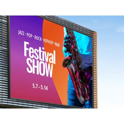 China Outdoor Outdoor High Brightness P6 P6.67 Fixed Novastar Display Full Color Aluminum Panel Led P5 P8 P10  Advertising Billboard Screen for sale