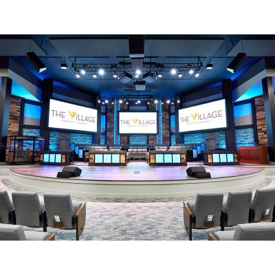 China Indoor P3.91 500X1000Mm Full Color Led Display Screen Church Stage Public Backdrops Led Video Wall Panel Dj Booth Pantalla Led for sale