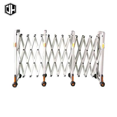 China Accordion Barrier Crash Barrier Gate Mobile High Quality Aluminum Alloy Customized Foldable Security Barrier for sale