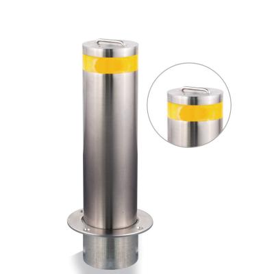 China Durable Manufacturer Semi-Automatic Hydraulic Rising Columns Street Safety Road Traffic Detachable Lifting Warning Retractable Bollard for sale