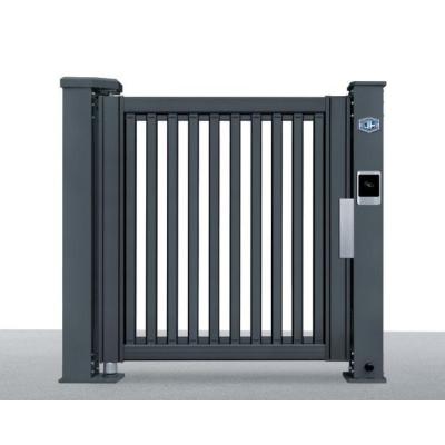 China Access Modern Card Swipe Card Opening Aluminum Barrier Gate Face Recognition Unlocking Smart Fast Gate for sale