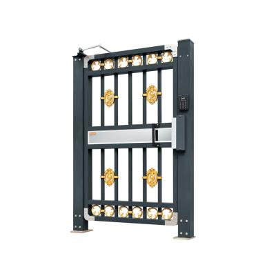 China Automatico Modern Aluminum Master Gate Small Size Garden Villa Exterior Security Gates for sale