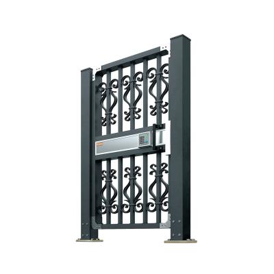 China Decorative Garden Front Door Aluminum Main Gate Metal Gate Modern Simple Style for sale