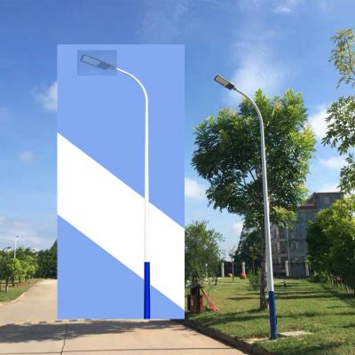 China Tapered Road / Square / Garden Tapered Self Curved Light Pole Height 4m for sale