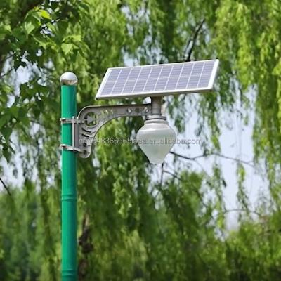 China Remote Controller As Default Accessory 15W LED Outdoor Solar Lighting Yard Light For Home for sale