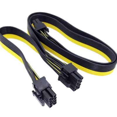 China PSU modular. A.W.G. Video Graphics Card Power Cable 18 8pin cable to dual 8 pin 6+2 pin male PCI-E for sale