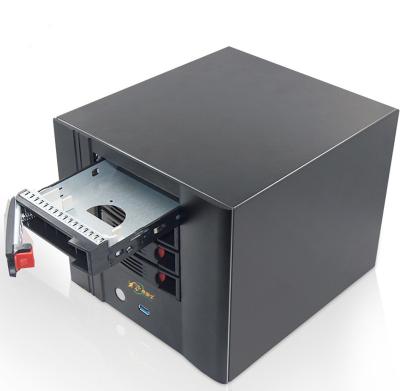 China With 4 fan bay with 250w power supply case enclosure for NAS 4 hdd for sale